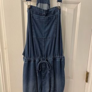 Time & Tru denim overalls.